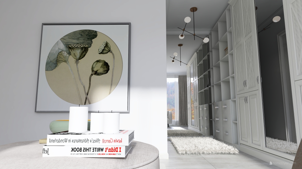 Modern StyleOther White Black ColorScemeOther ColdTones Master Bedroom 3d design renderings