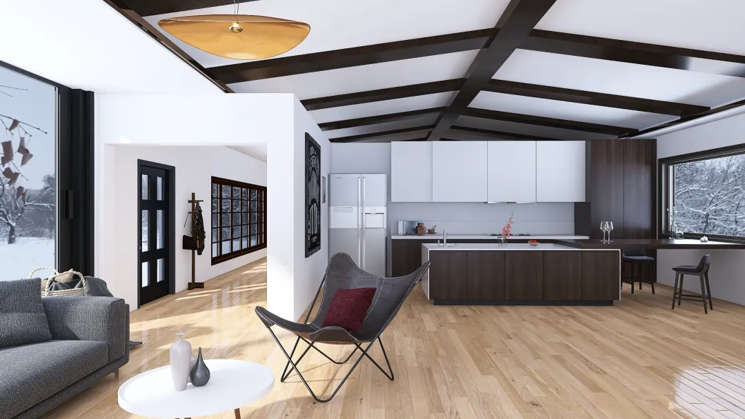 casa nordica 3d design renderings