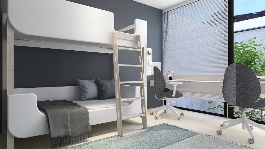 Contemporary StyleOther ColorScemeOther Beige Bedroom 3d design renderings