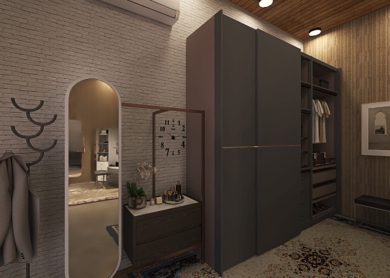 Industrial Emirati Bath Design Rendering
