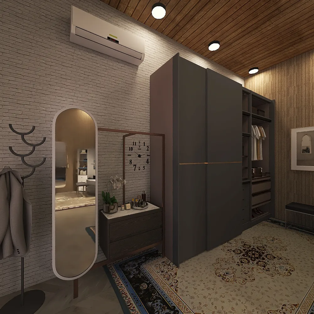 Industrial Emirati Bath 3d design renderings