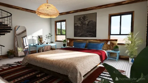 bohemian beach bedroom