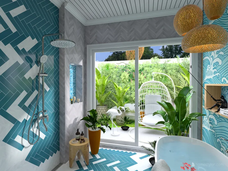 BRING THE BEACH HOME 3d design renderings