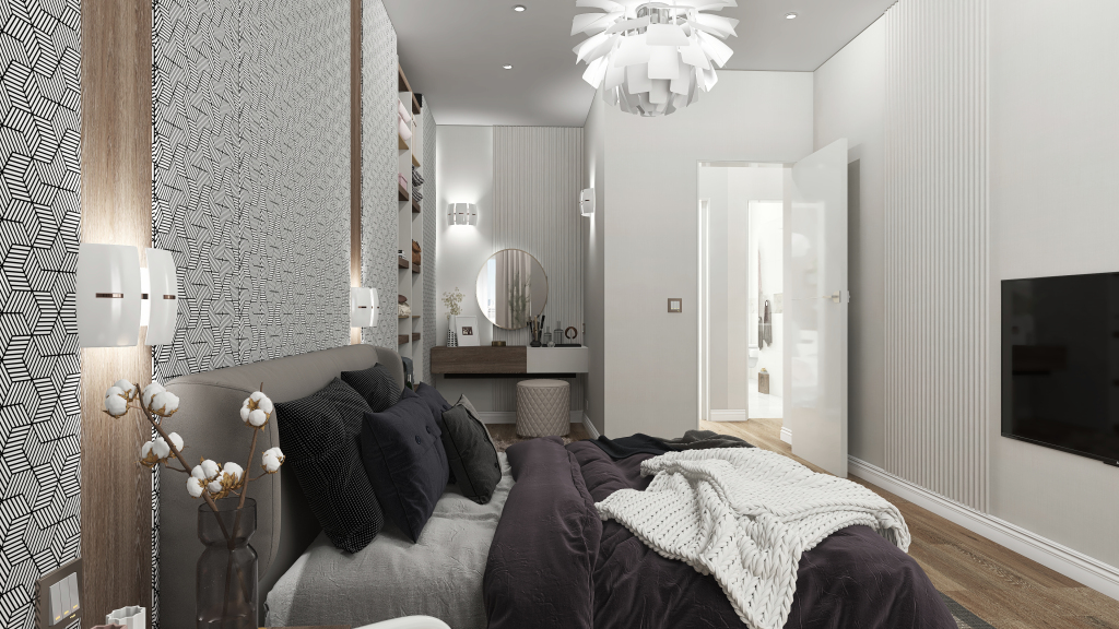 appartamento via Balustra 3d design renderings