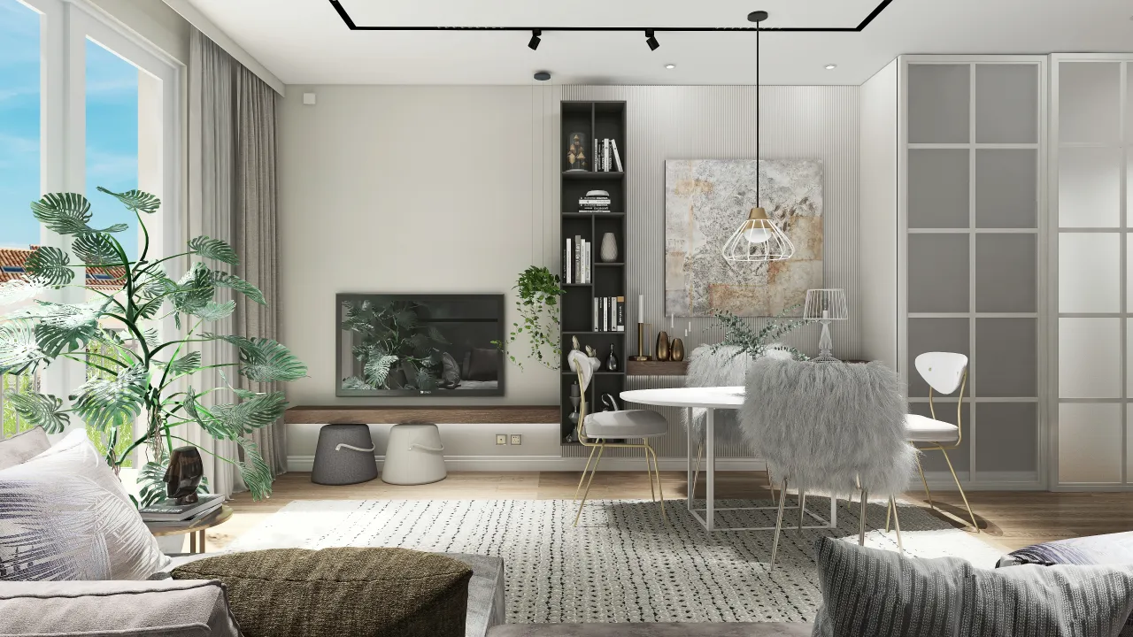 appartamento via Balustra 3d design renderings