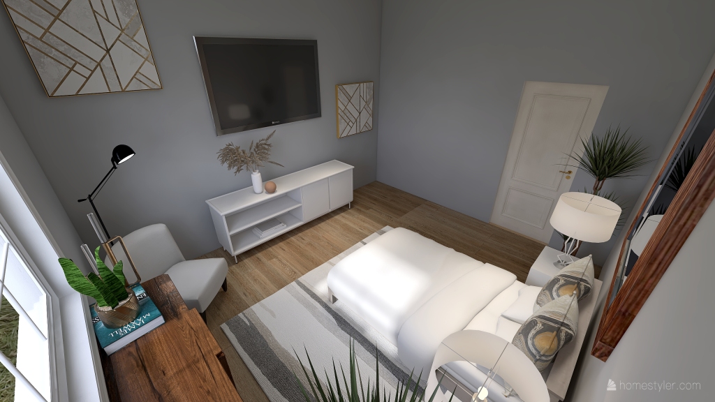 Single Master Bedroom / Bath 3d design renderings