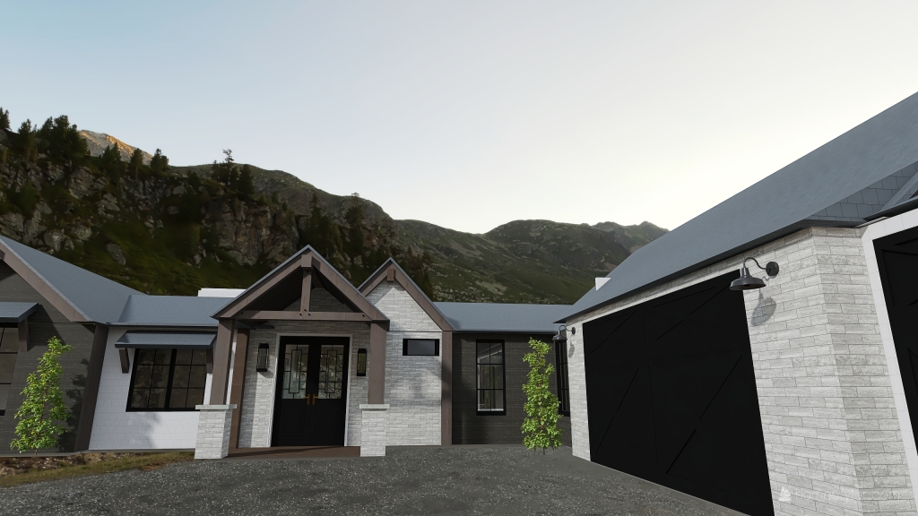 Montana Home 3d design renderings