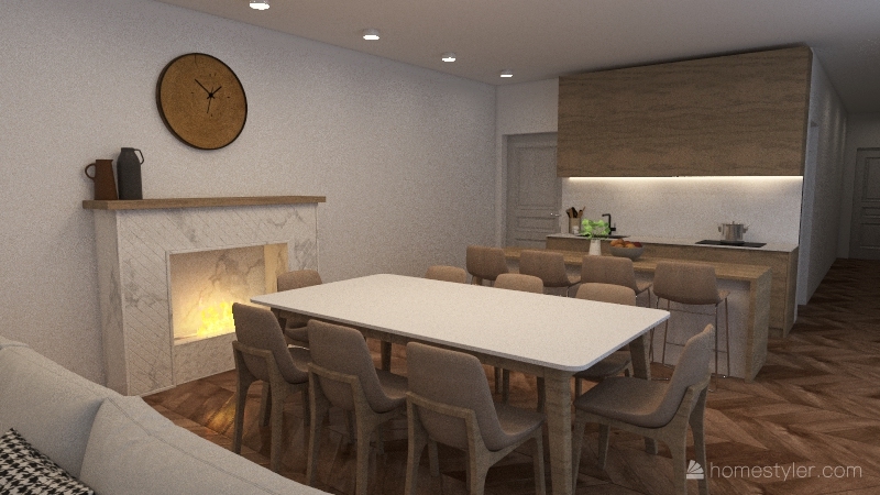 Contemporary Bungalow 3d design renderings