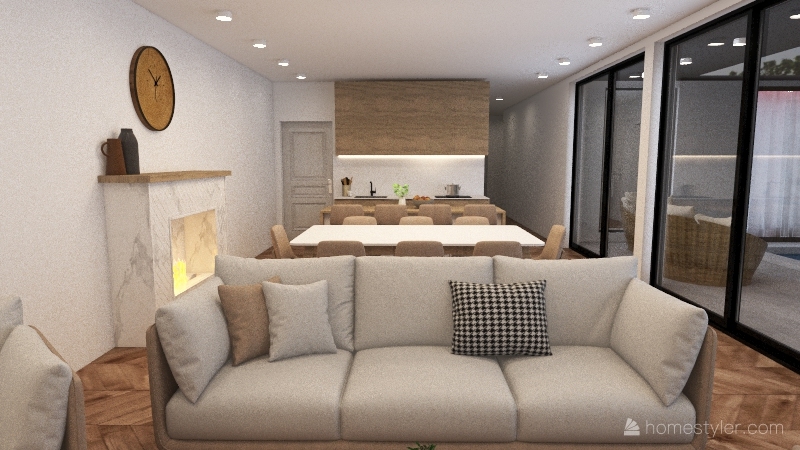 Contemporary Bungalow 3d design renderings