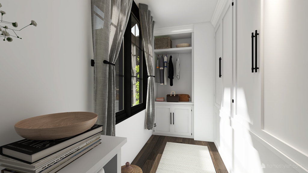 Walk-in-Closet 3d design renderings