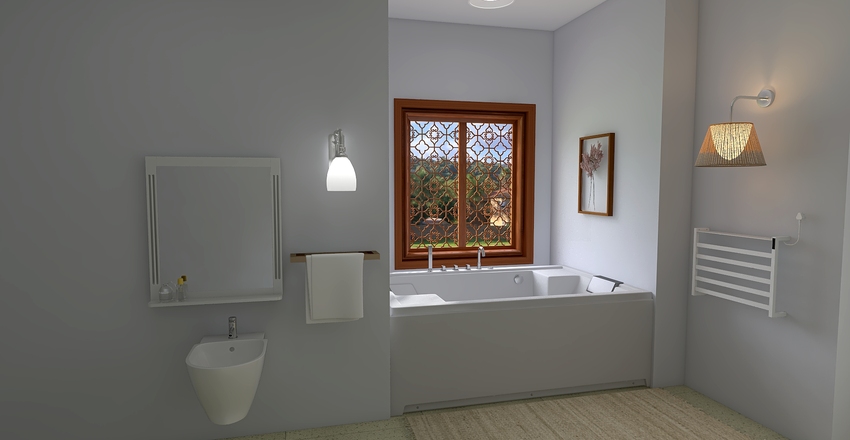 Sala de banho Interior Design Render