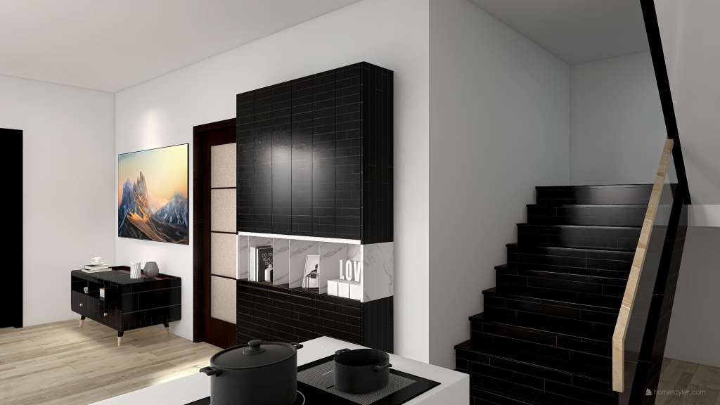 modern two-story home 3d design renderings