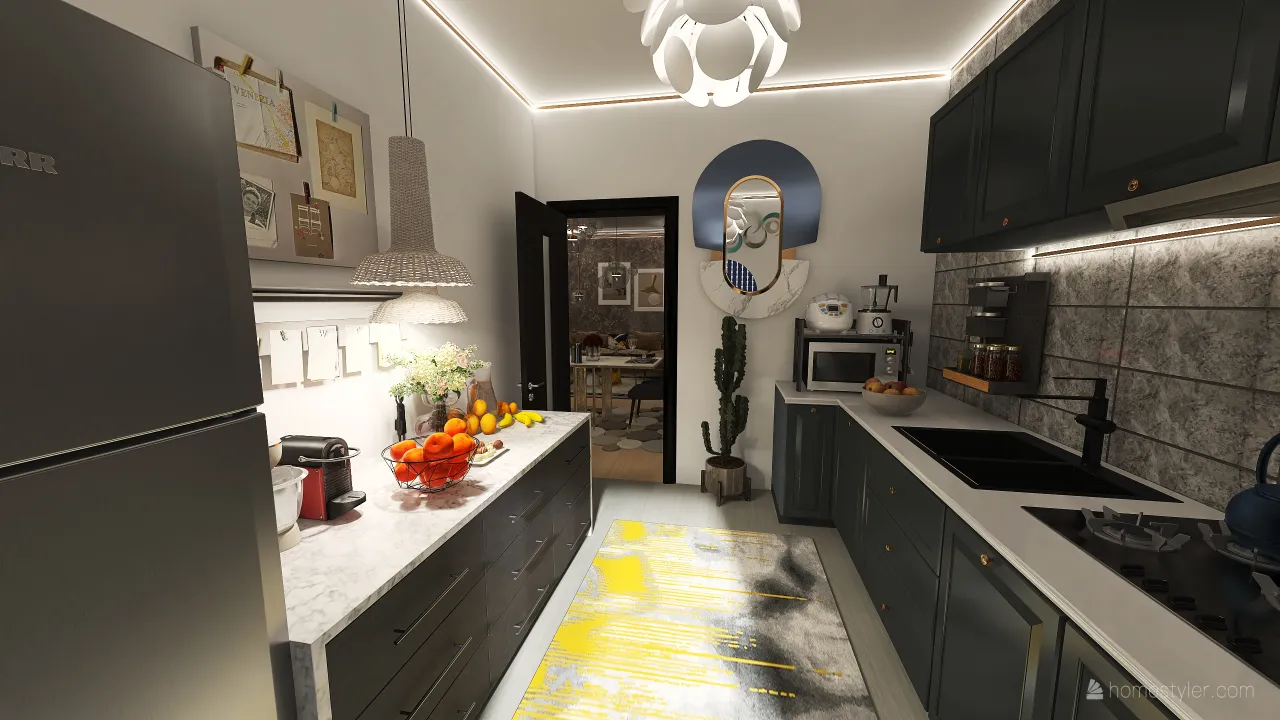 Kitchen 3d design renderings