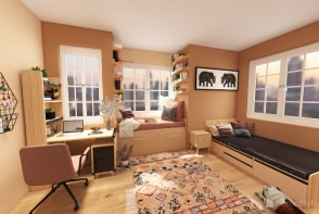Room for one person Design Rendering