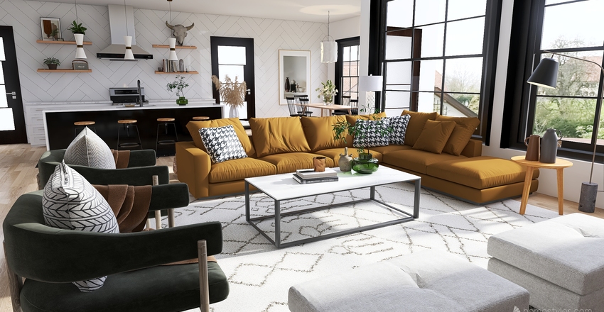 Prac House Interior Design Render
