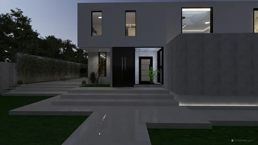 Ermioni Villa (Modern family home) 3d design renderings