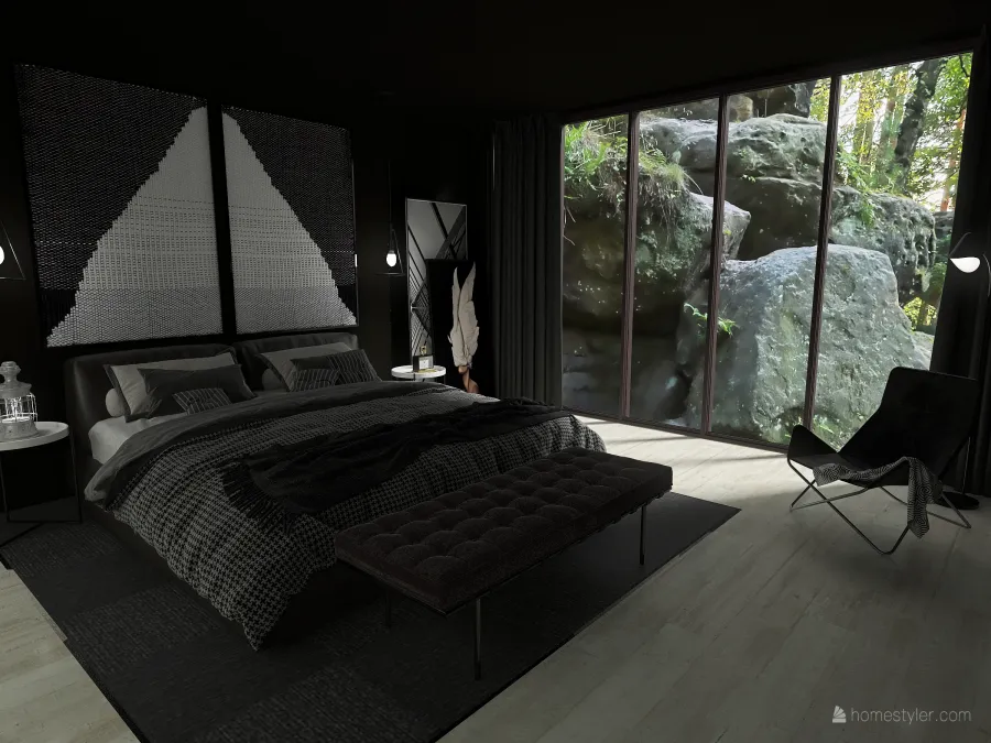 Mountain house 3d design renderings