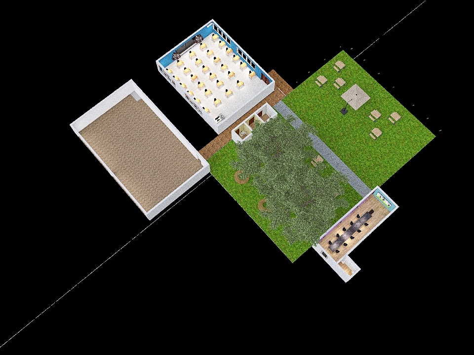 Espacio ideal de estudio 3d design renderings