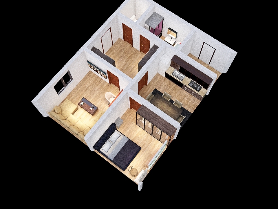 Дом 2 3d design renderings