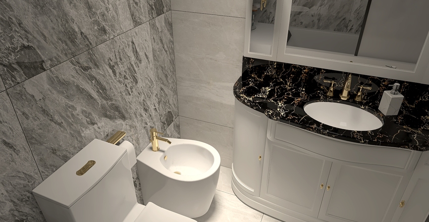 Departamento de Soltera Interior Design Render