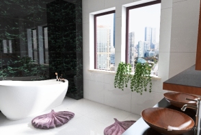 Copy of Bathroom green Design Rendering