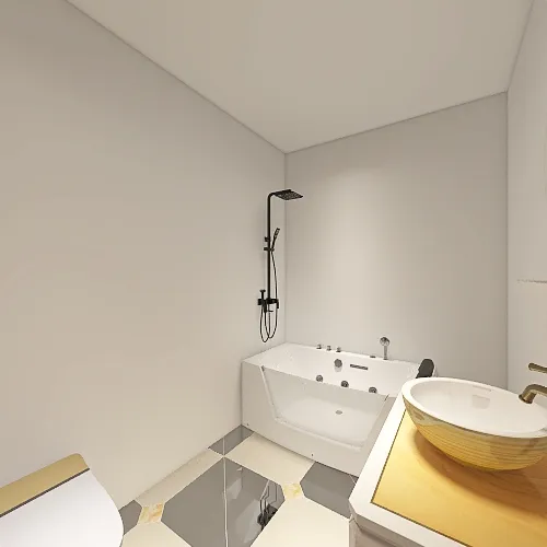 One bed one bath 3d design renderings