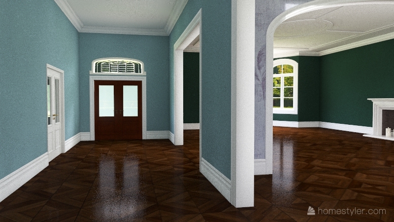 Victorian Italianate Villa 3d design renderings