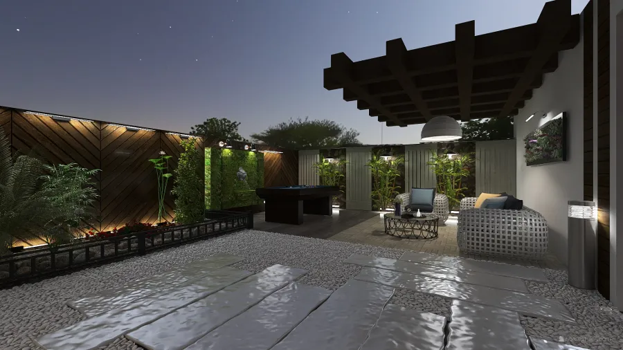Roof 3d design renderings