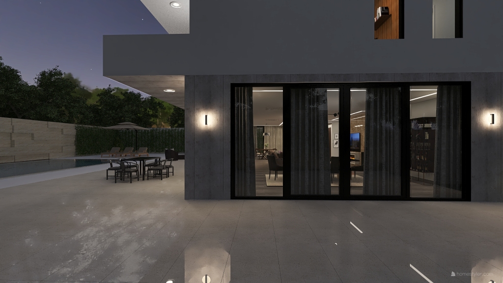 Ermioni Villa (Modern family home) 3d design renderings