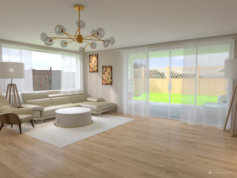 dom rodzinny w stylu klasycznym 3d design renderings