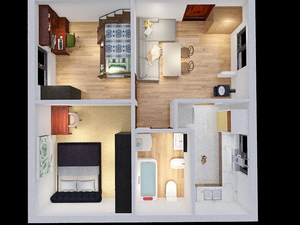Дом 3 3d design renderings