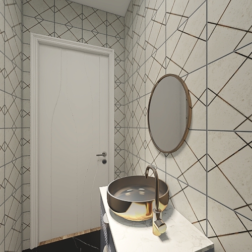 1 Bed 1 Bath Apartment - Anaya Parikh 3d design renderings