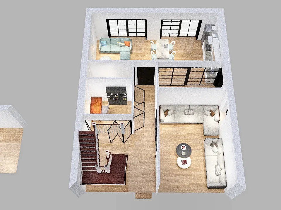UmayrIqbal- First Floor 3d design renderings