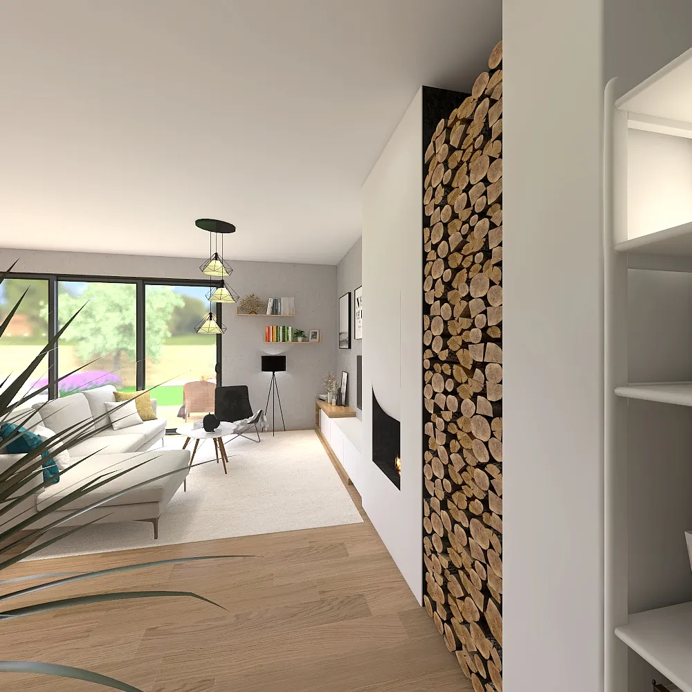 SCANDINAVIAN HOUSE 3d design renderings
