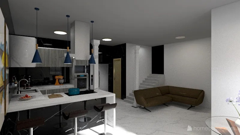 Casa - Primeiro Andar (Floor 1) 3d design renderings