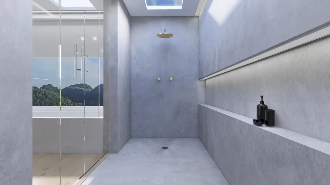 MasterBathroom 3d design renderings