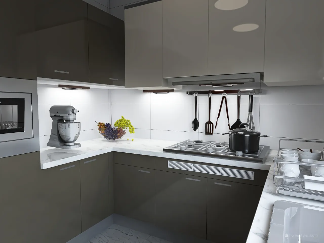 Kitchen 3d design renderings