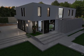 Ermioni Villa (Modern family home) Design Rendering