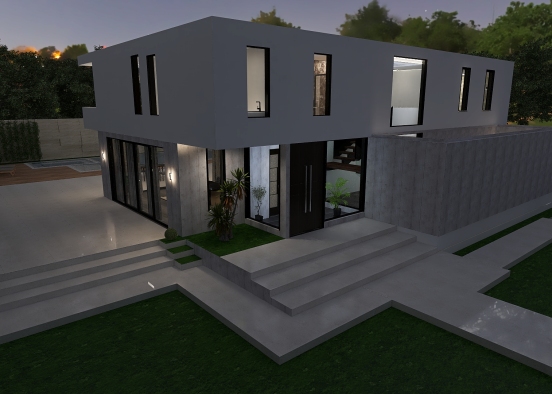 Ermioni Villa (Modern family home) Design Rendering