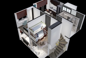Duplex5_ambar Design Rendering