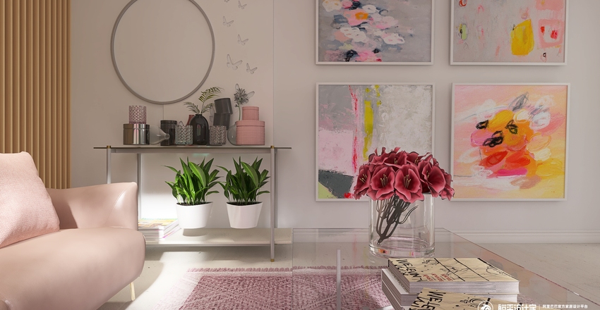 sakura Interior Design Render