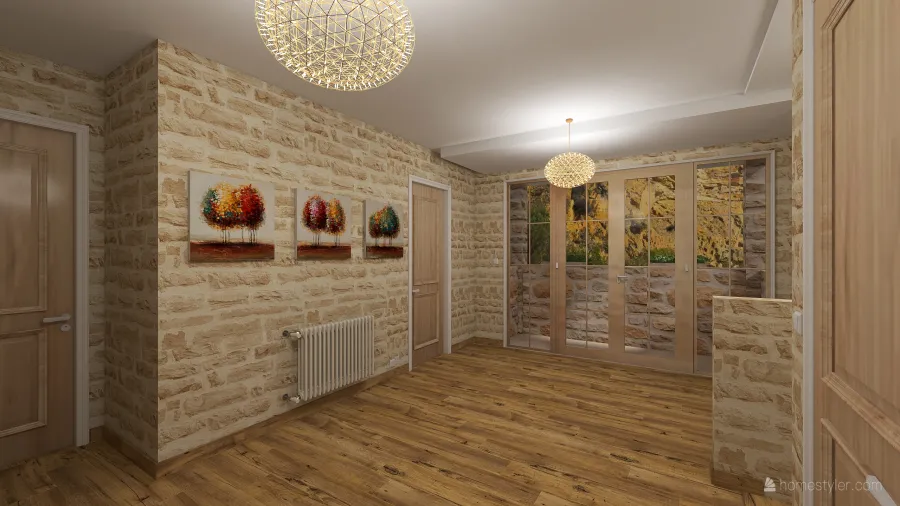 Traditional StyleOther Rustic Provencal house in the south of France ColorScemeOther Beige WoodTones 3d design renderings
