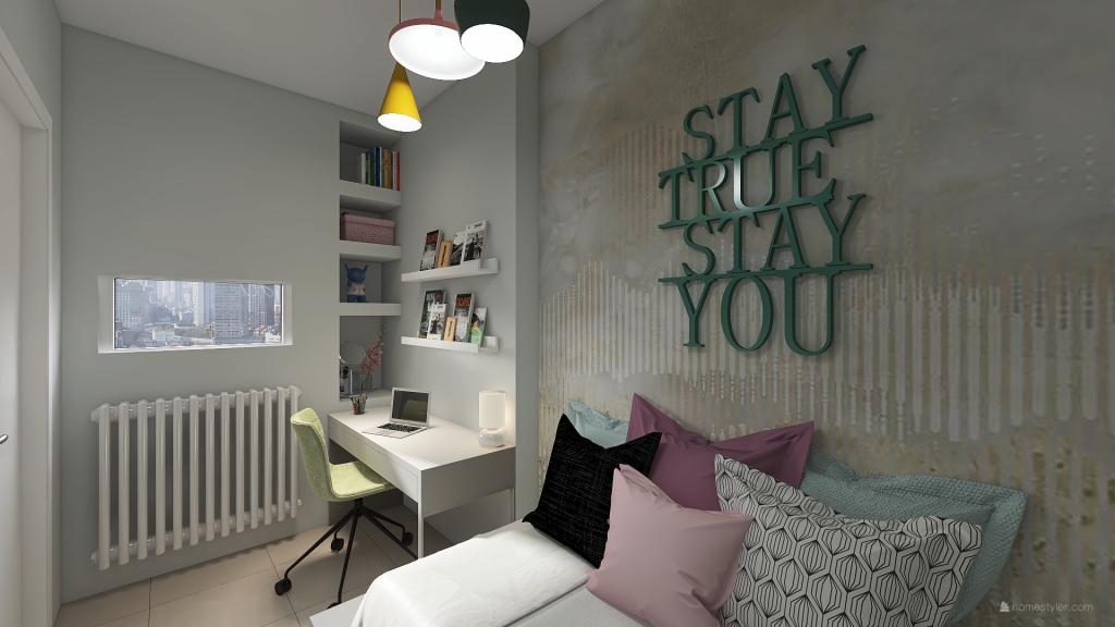 teenage bedroom_RENOVATION_LARISA_GREECE 3d design renderings