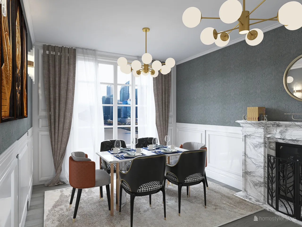 DiningRoom 3d design renderings