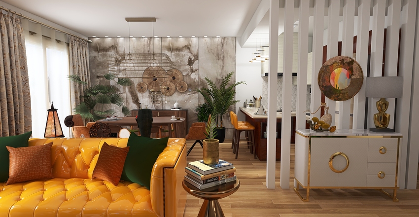 Clashy House Interior Design Render