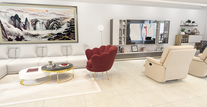Dreaming house Interior Design Render