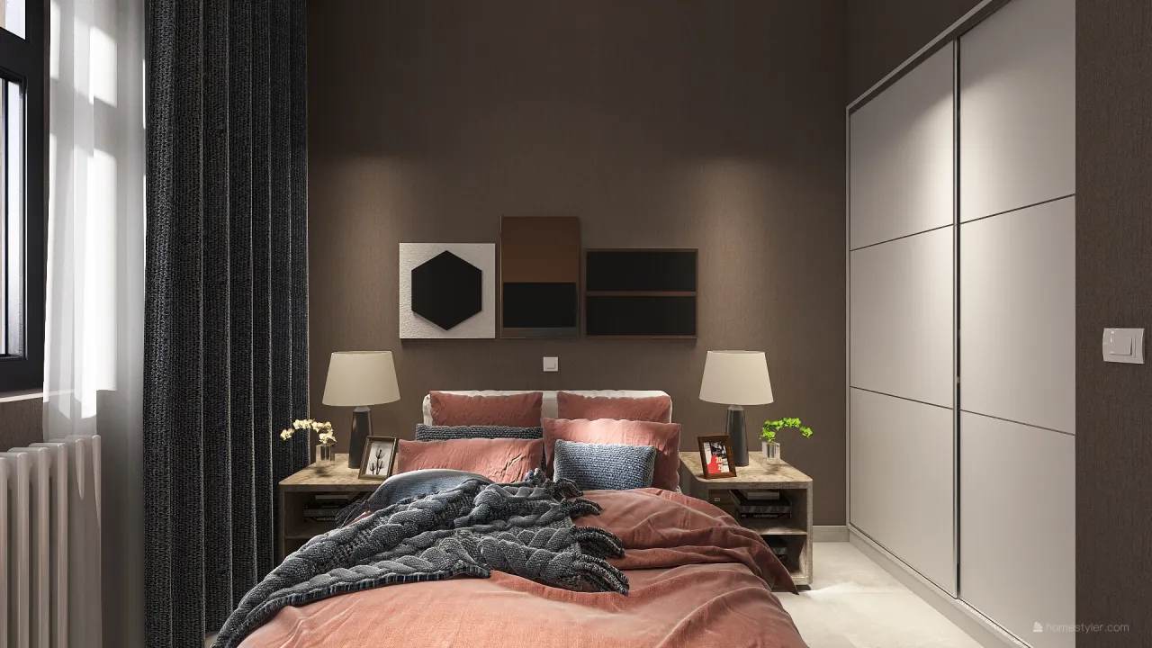 MasterBedroom 3d design renderings