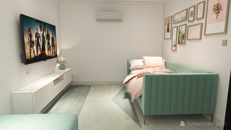 Dreaming house Interior Design Render