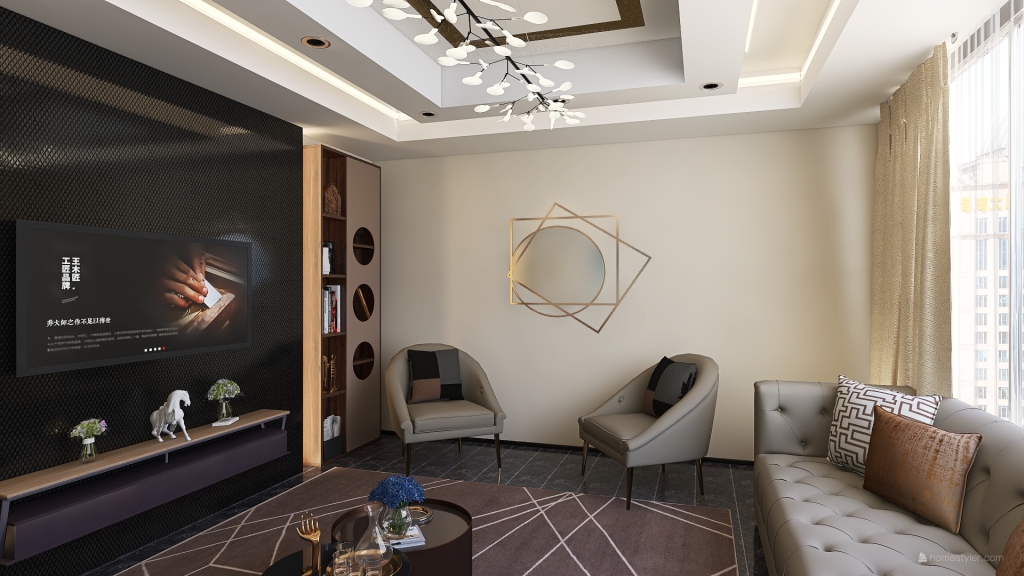 new livingroom 3d design renderings