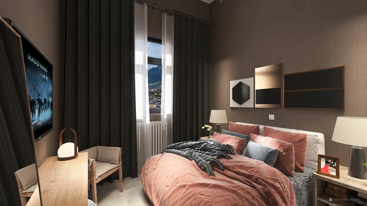 MasterBedroom 3d design renderings